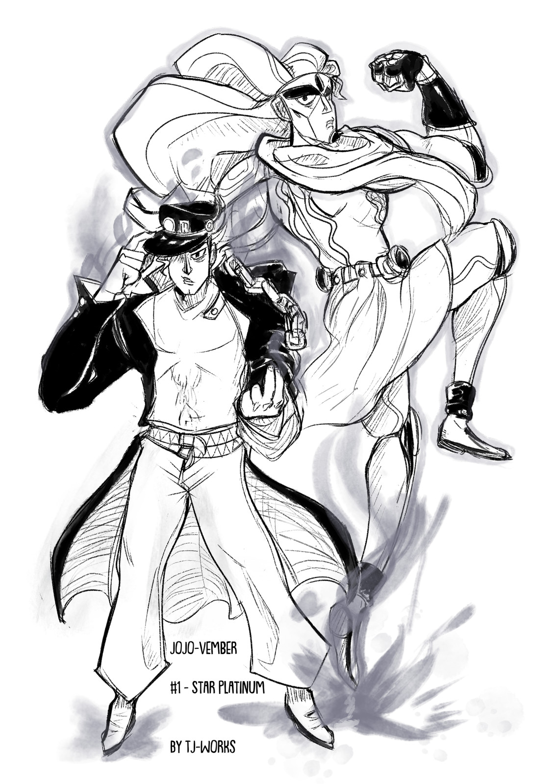 Artstation Jojo Vember 1 Star Platinum Thomas Jordan Wanless