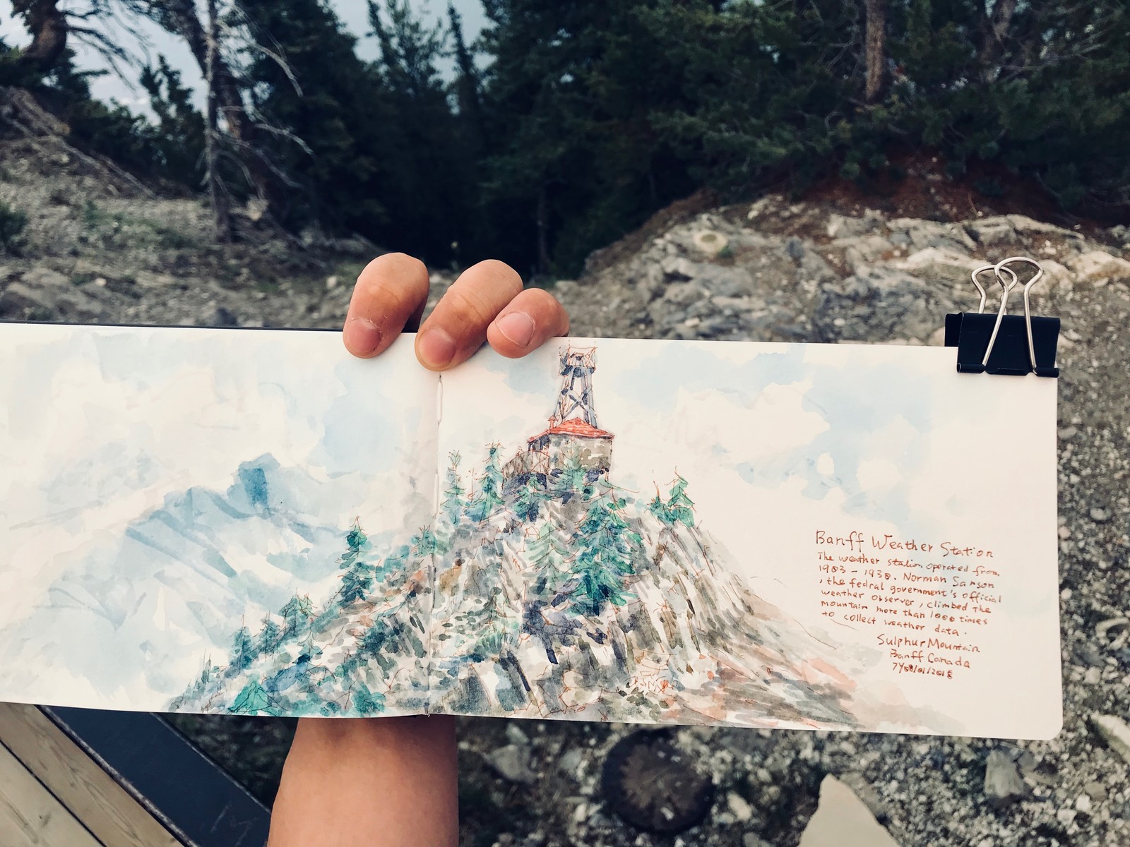 Watercolor Journal-Canada