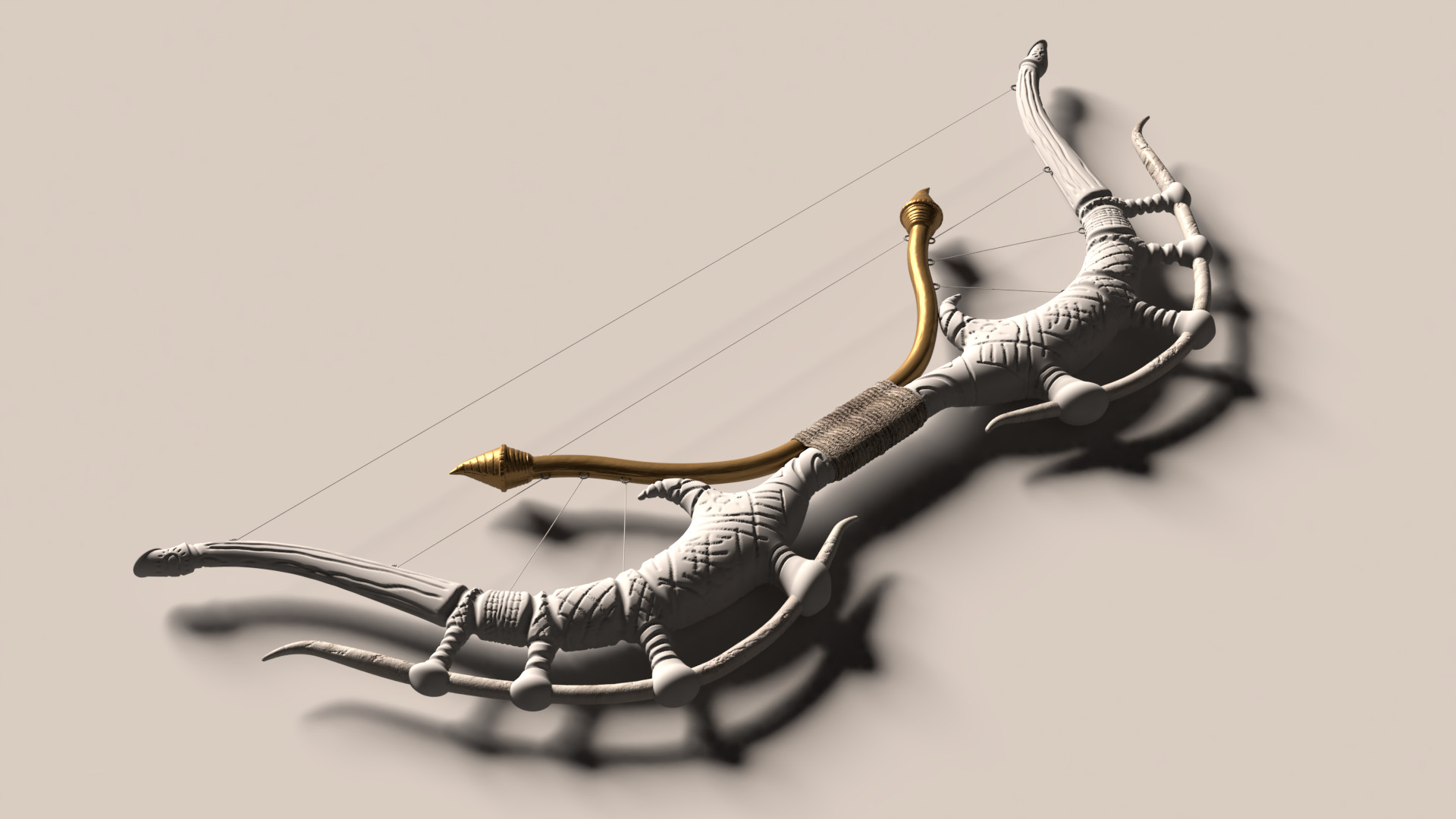 Sandip Gediya Suryaputra Karna Bow Surya handed over a son with natural armour and a pair of earrings to her, which later on becomes karna. sandip gediya suryaputra karna bow