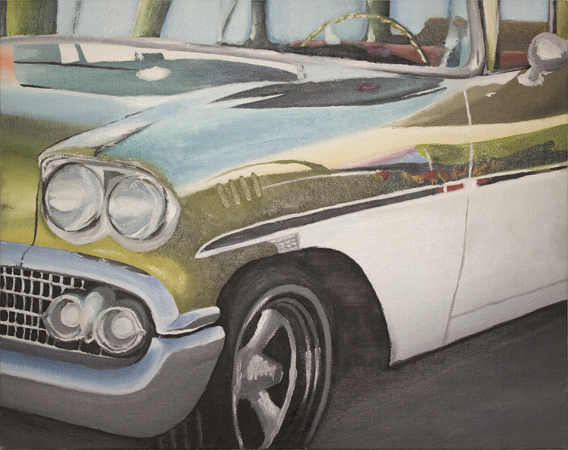 Artstation Car Oil Painting Millyna Liu