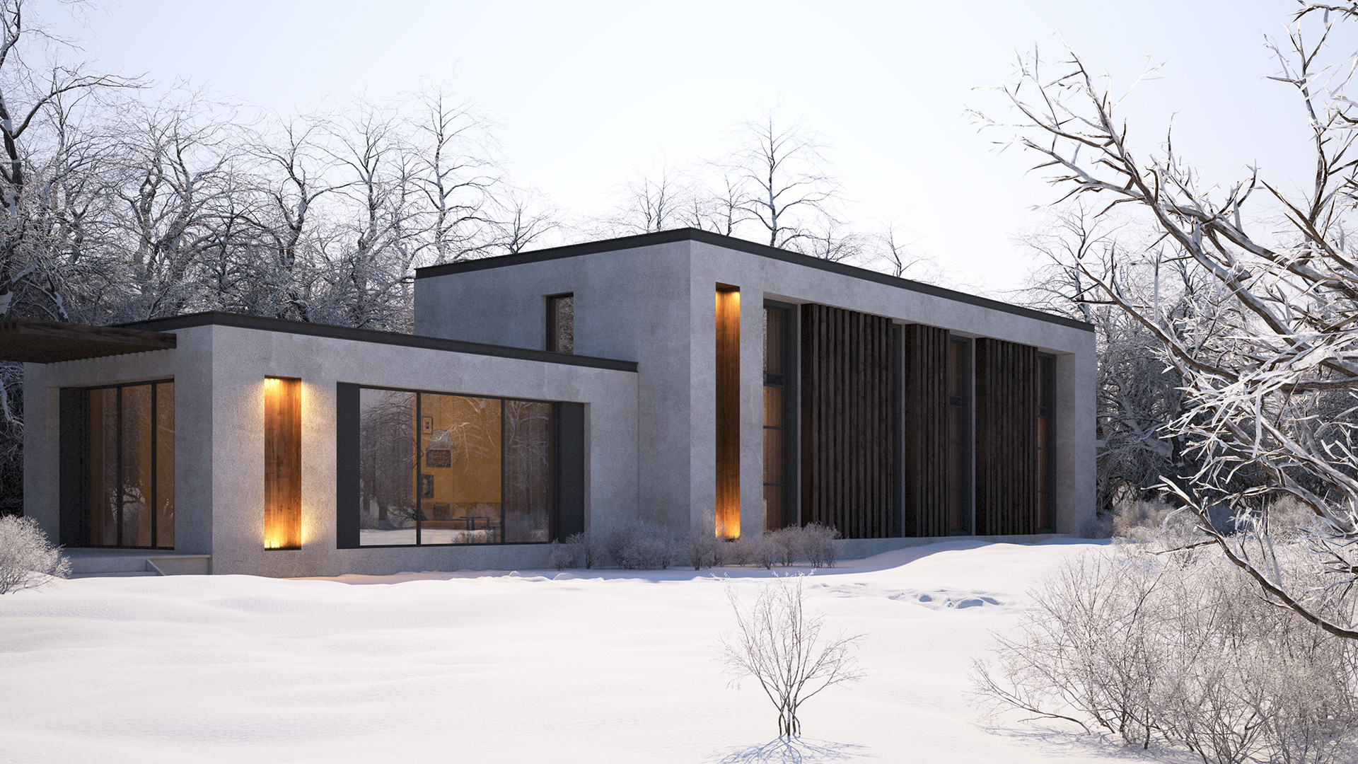 Taskin Altinel Making Of 3dsmax Vray Winter Scene