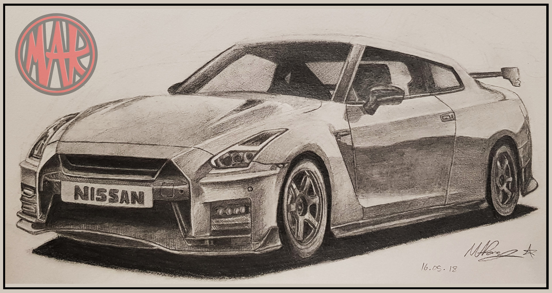Artstation Nissan Gtr Max Ramsey Mar 3d