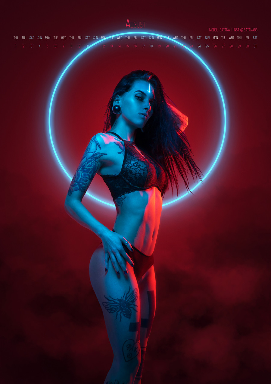 Artstation Neon Witches Calendar Aku 悪 Images, Photos, Reviews