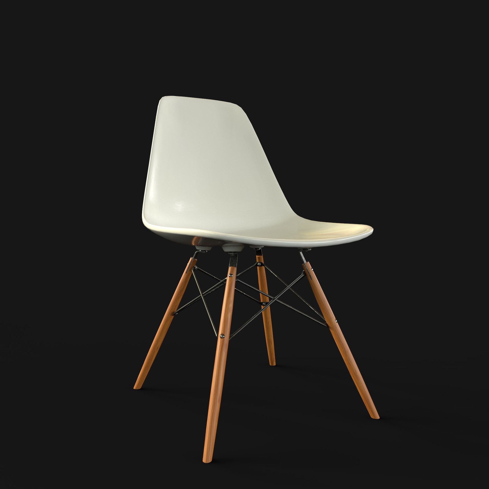 Artstation Charles Eames Dsw Chair Rodrigo Gomes