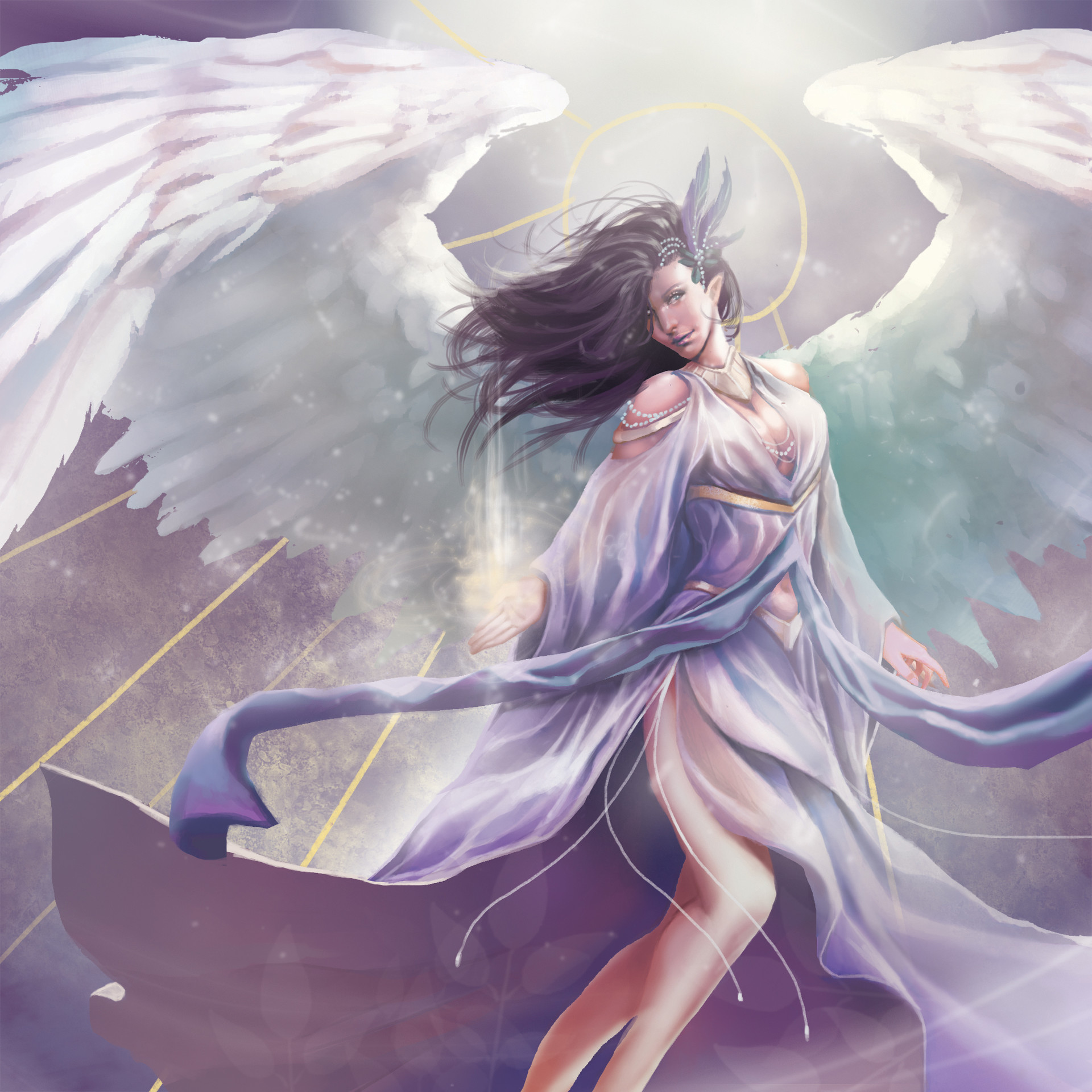 Artstation An Angel In Rescue Syafiah Syafri