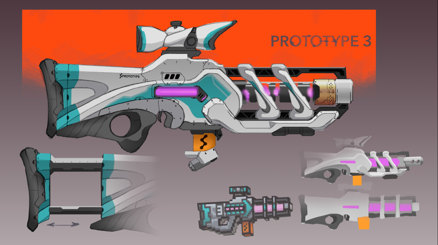 Artstation Remake Of Favorite Weapon Roman