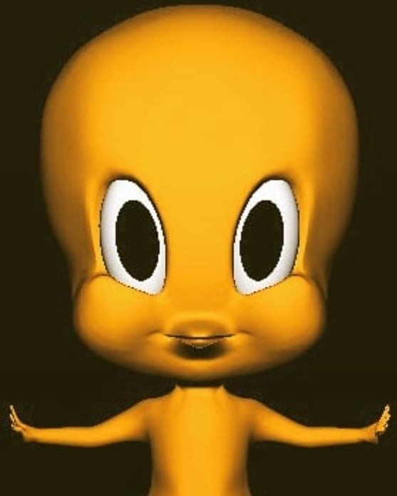 Artstation 3d Tweety Character Cartoon Rehab Ashraf