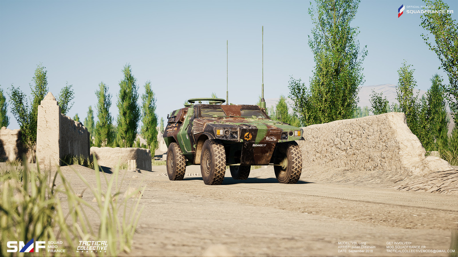 Render done in Unreal with the Squad SDK