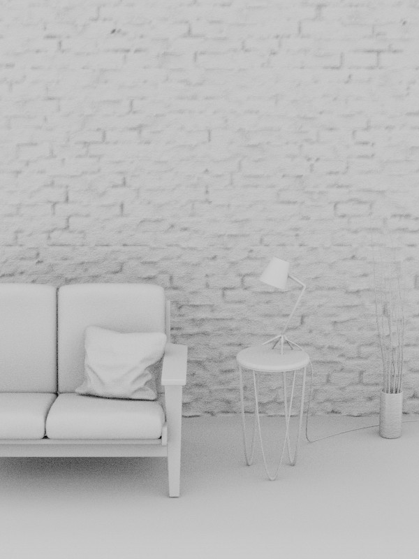 Ambient Occlusion render