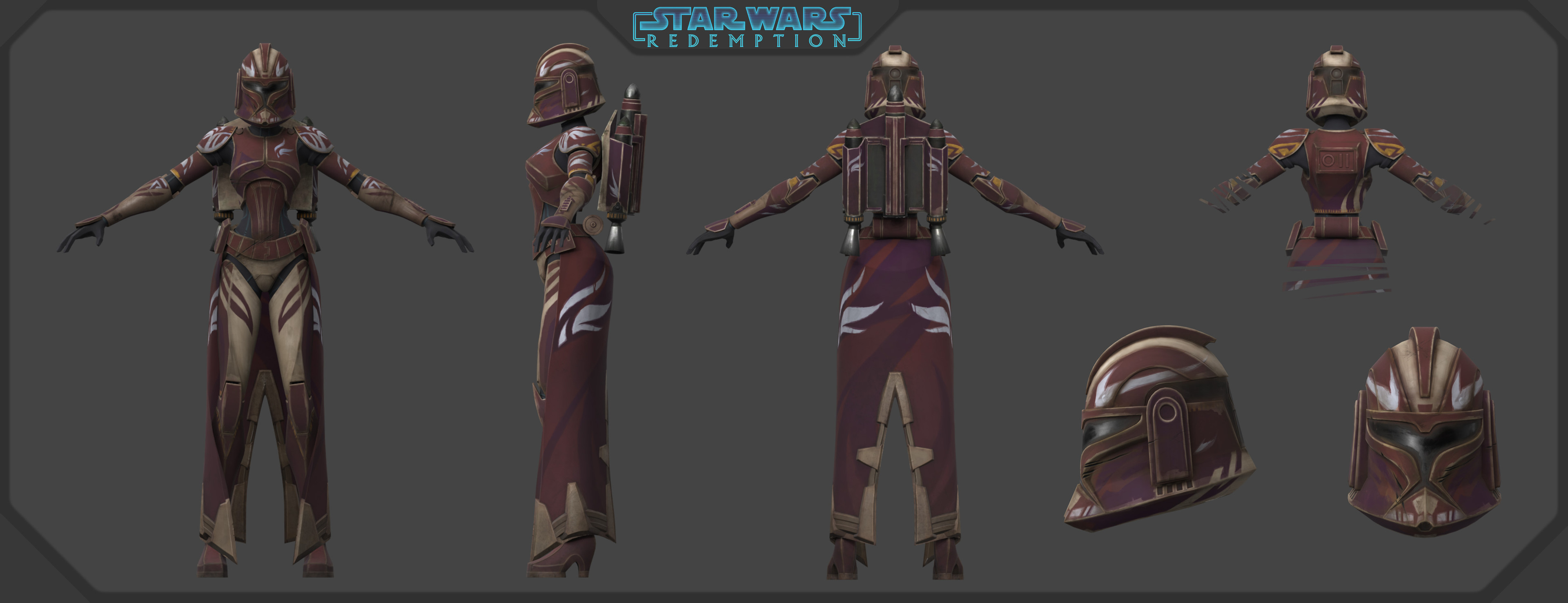 Phoenix Skin, I wanted to have something really different from classic clone's warpaints