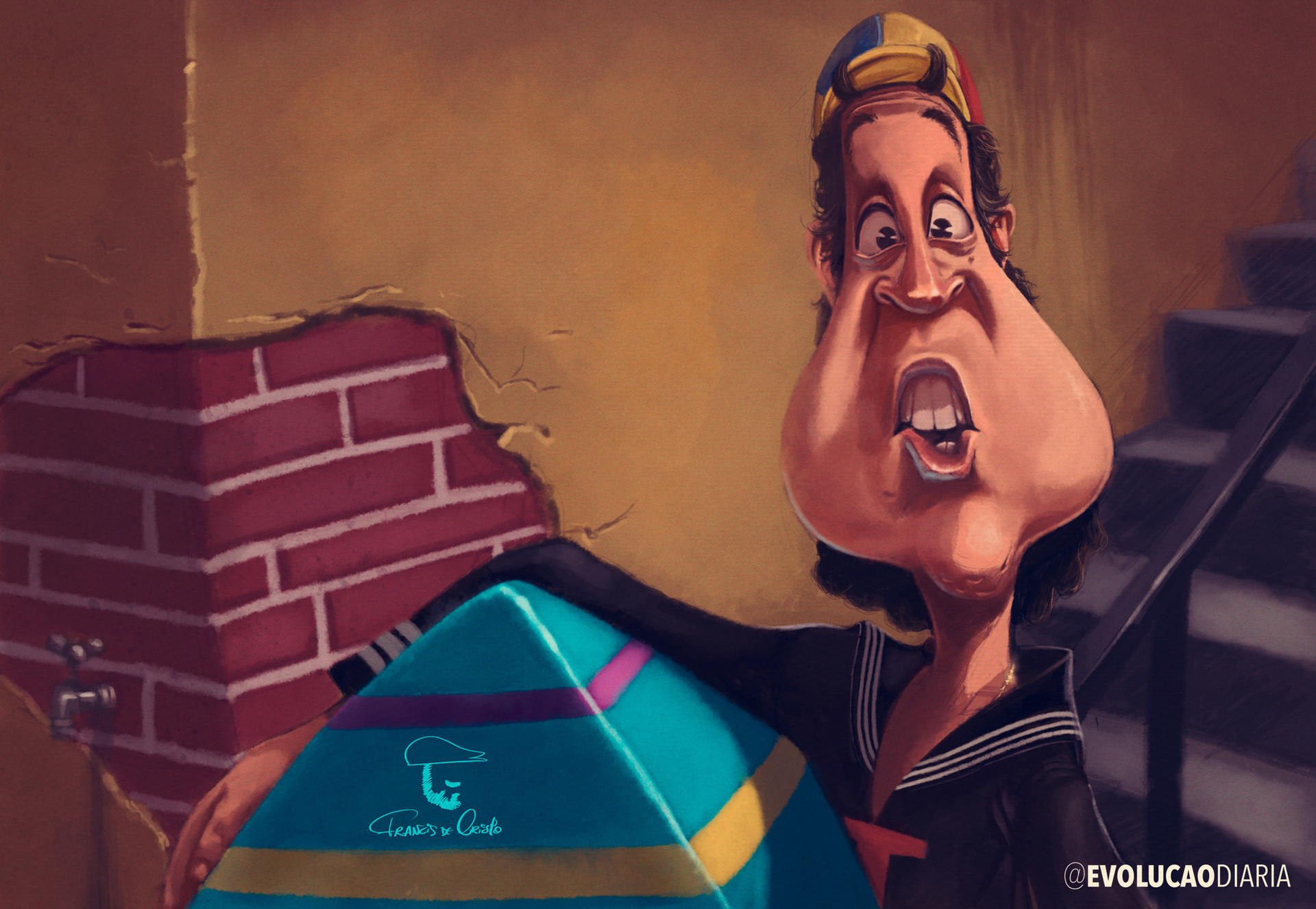 Artstation Quico From El Chavo Francis De Cristo