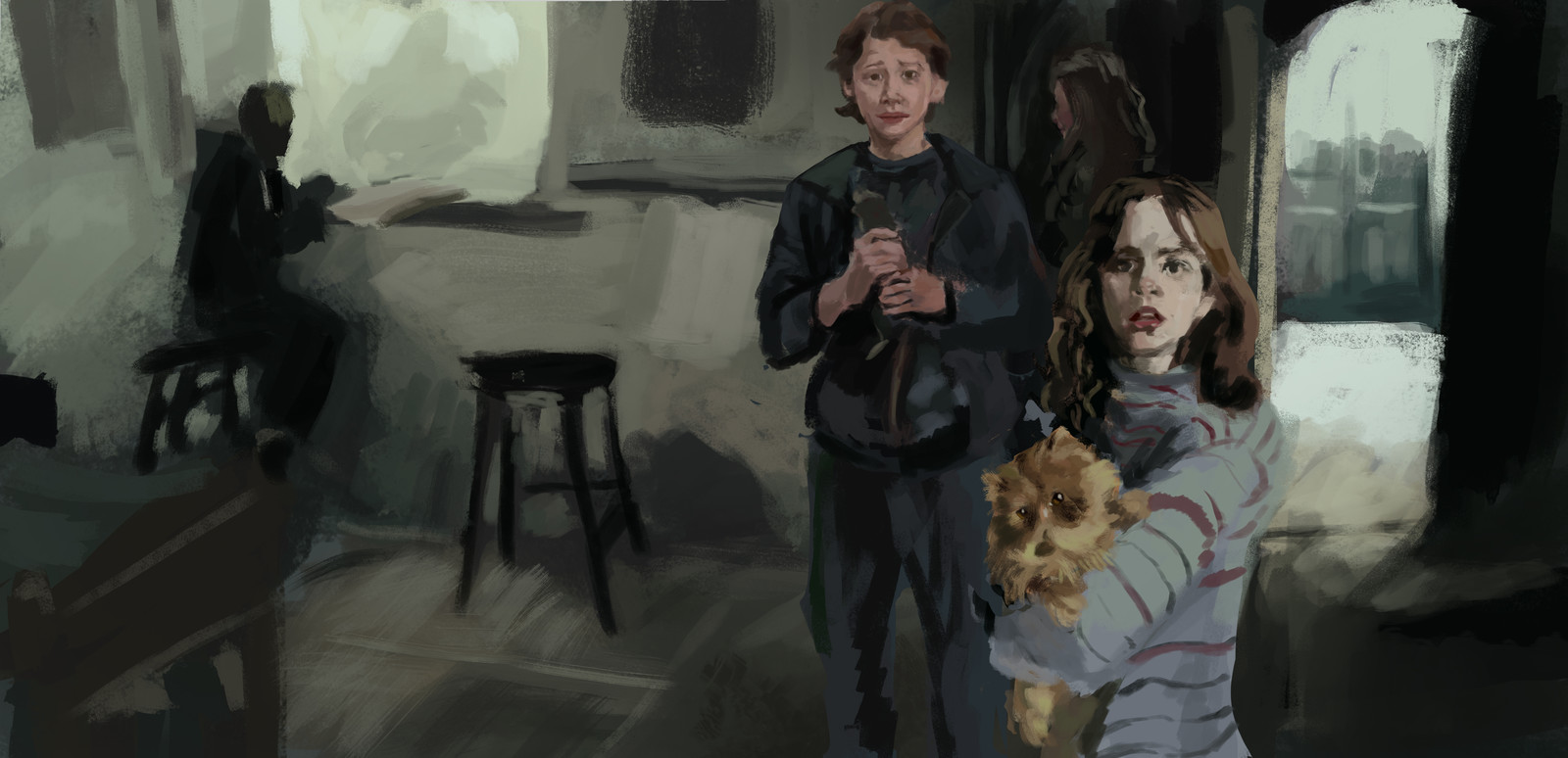Artstation Ron And Hermione Vladislav Nekrasov
