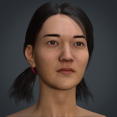 Real-time Asian race Pack#1