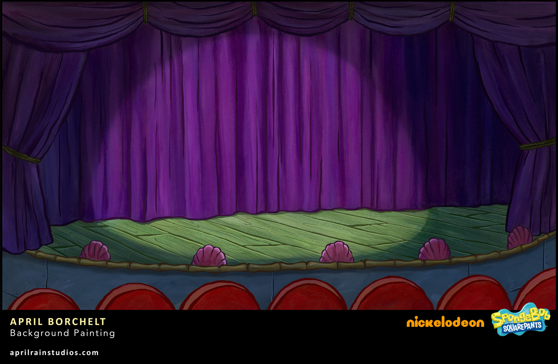Artstation Bg For Spongebob Squarepants April Borchelt