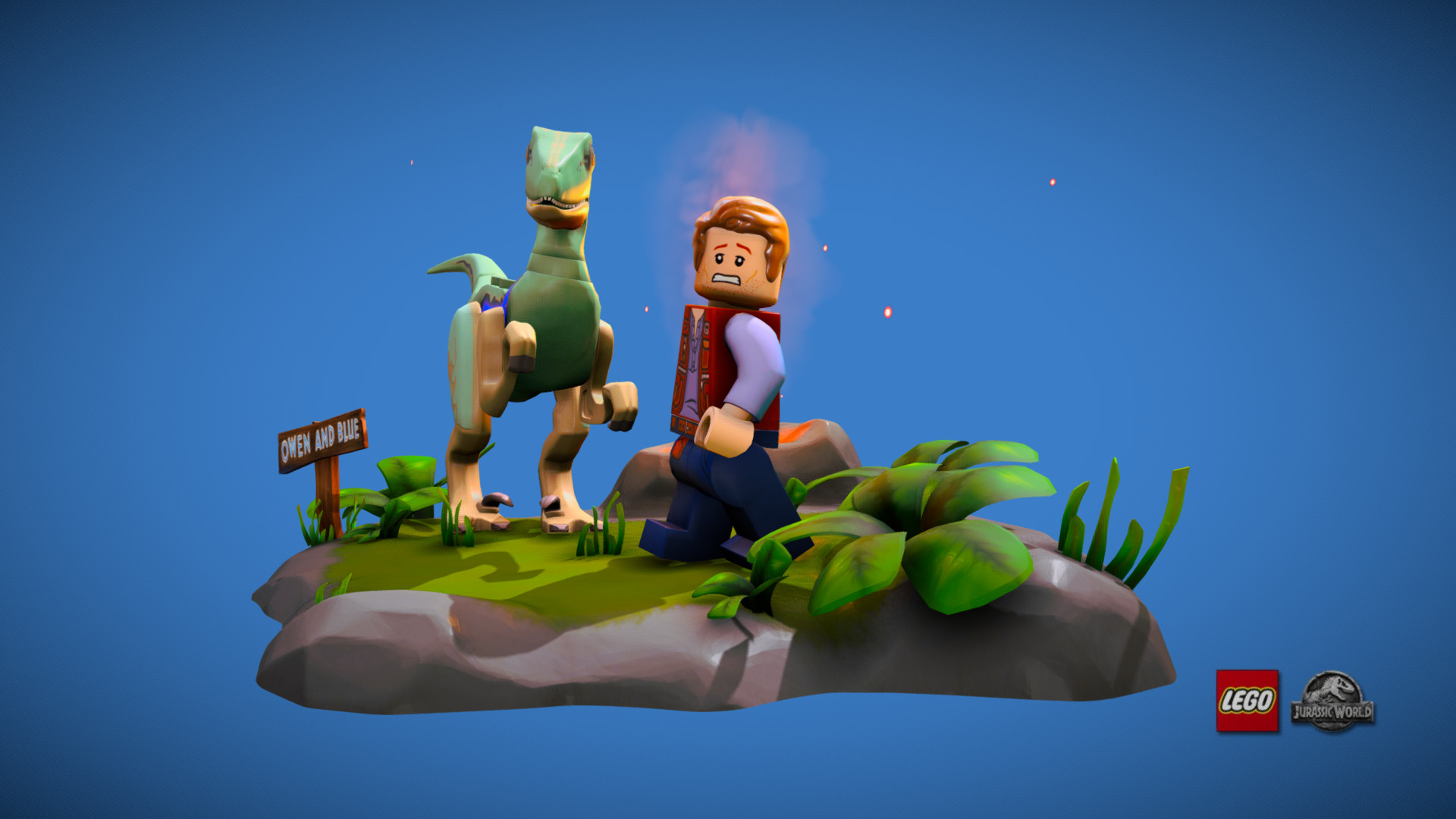 Artstation Lego Jurassic World Fallen Kingdom Blue Owen James Culley