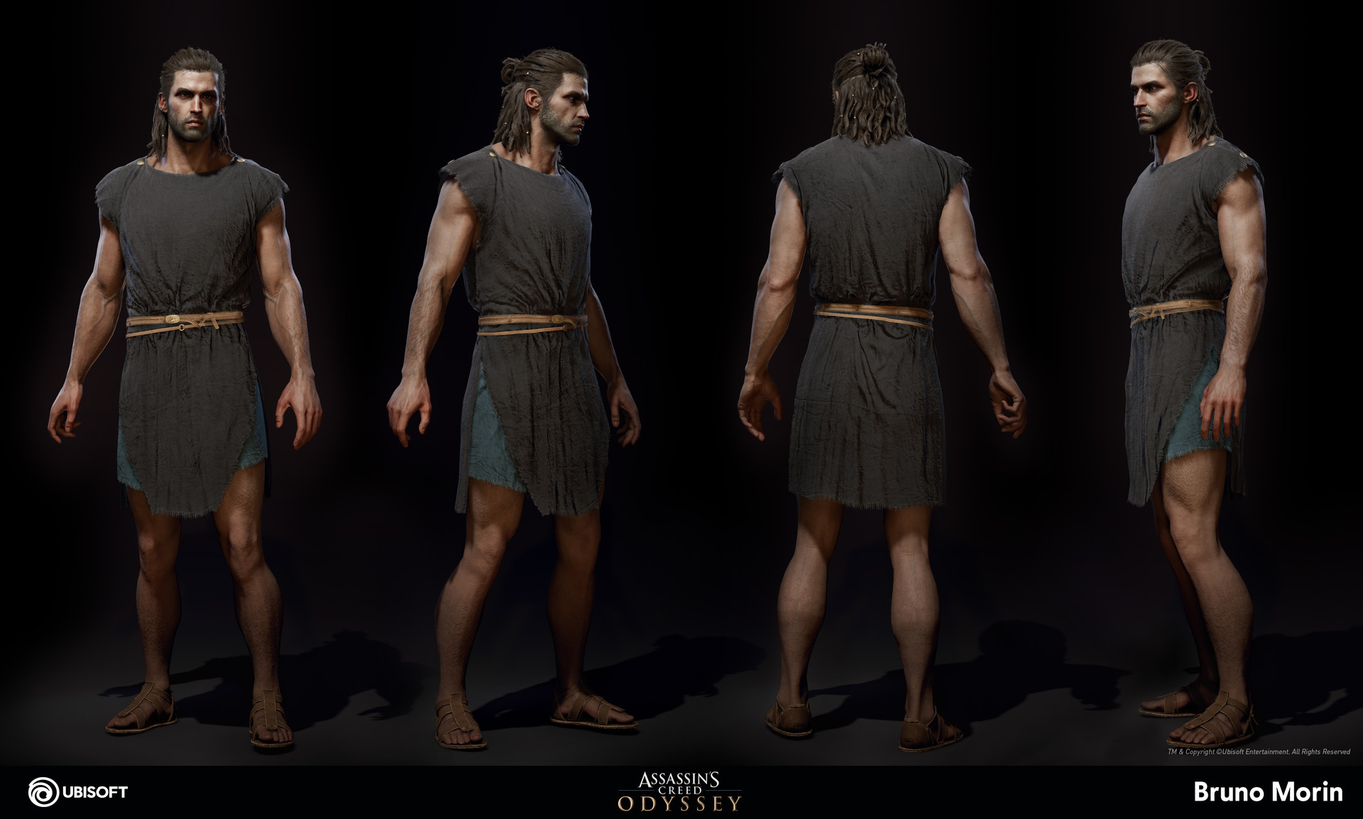 Artstation Assassin S Creed Odyssey Alexios Chiton Bruno Morin