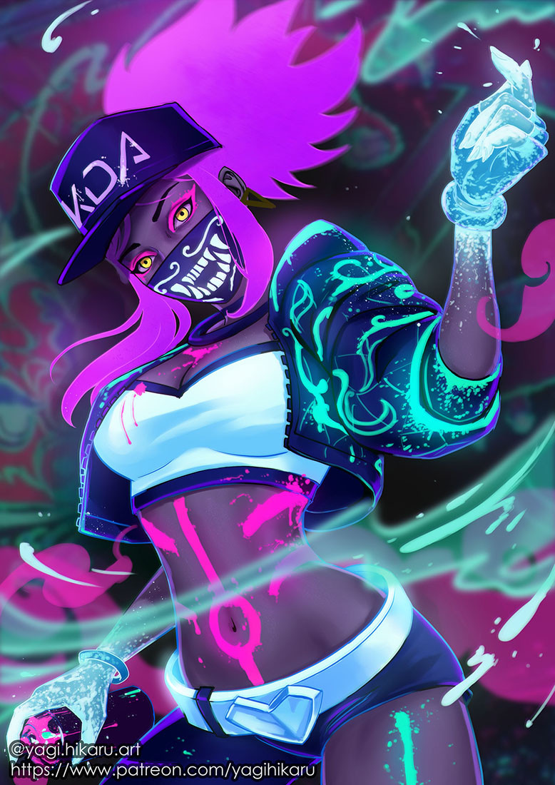 hikaru yagi k da akali from league of