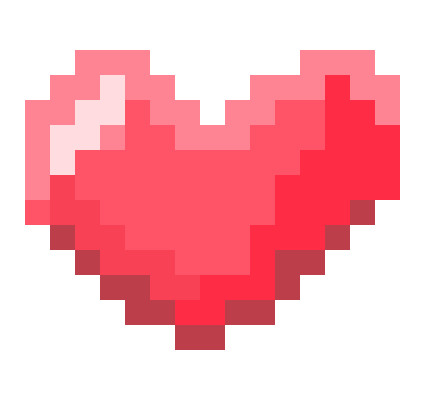 ArtStation - Beating heart - pixel animated gif