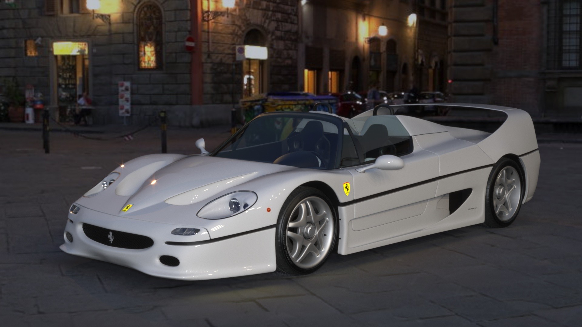 Ferrari f50 white top