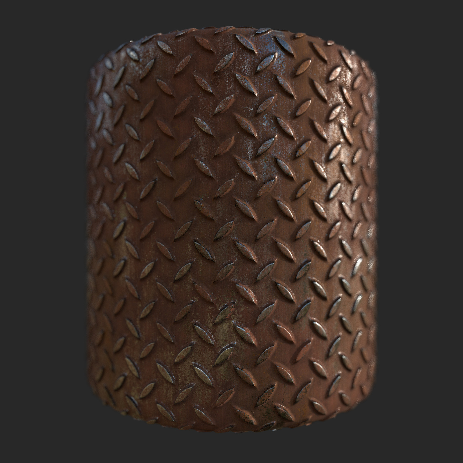 Rushed Metal Study Substance Designer (100% Procedural work)