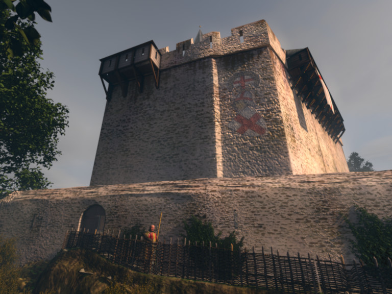 The Rauschenburg in the Ehrbachklamm in the Hunsrück. Constructed by Archbishop Balduin of Trier on the occasion of the so-called Elzer Fehde around 1340. In the southern outer wall (Zwinger) there was probably a side gate.