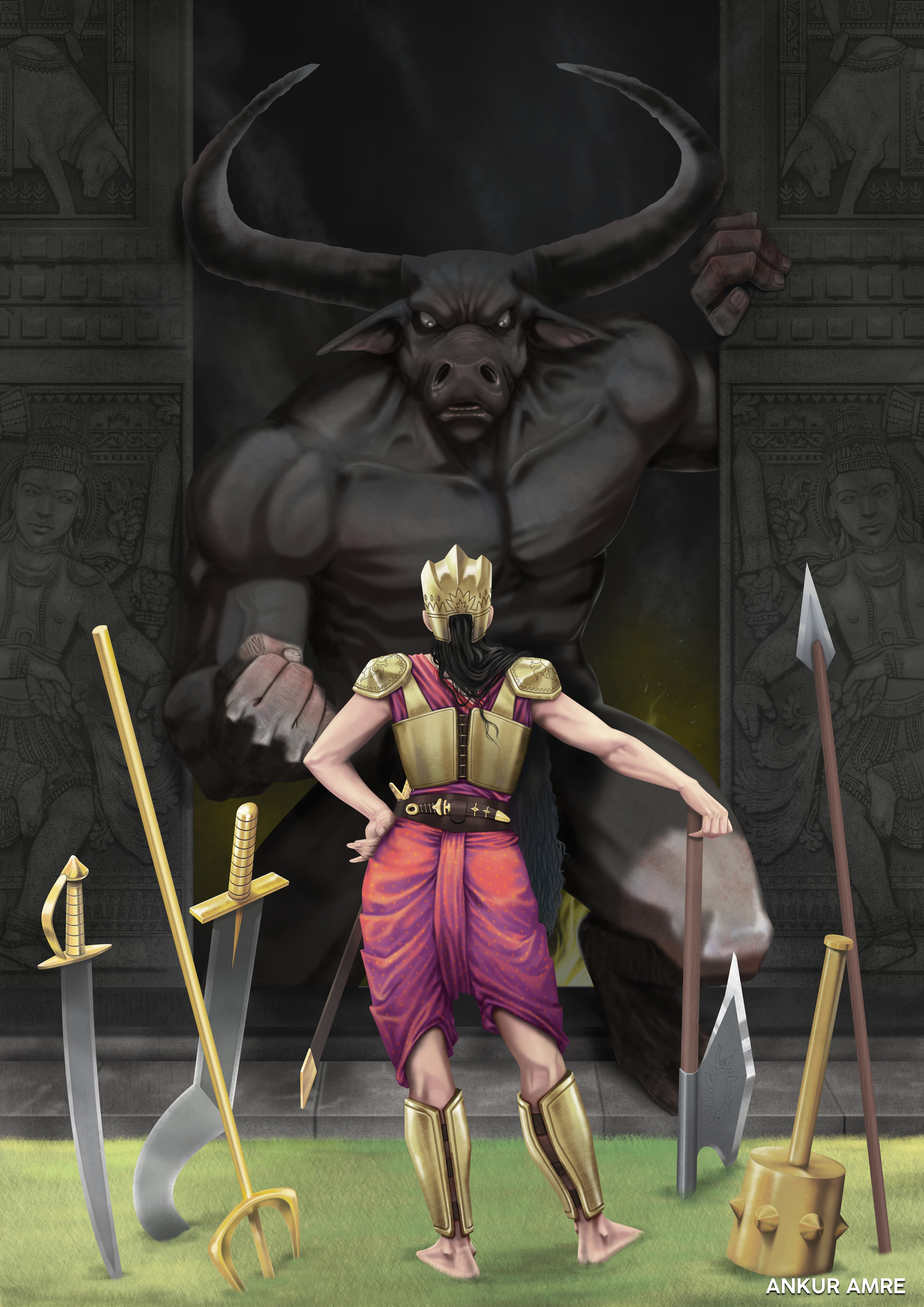 Artstation Durga Vs Mahishasura Ankur Amre See what artstation (artstation_hq) has discovered on pinterest, the world's biggest collection of ideas. durga vs mahishasura ankur amre