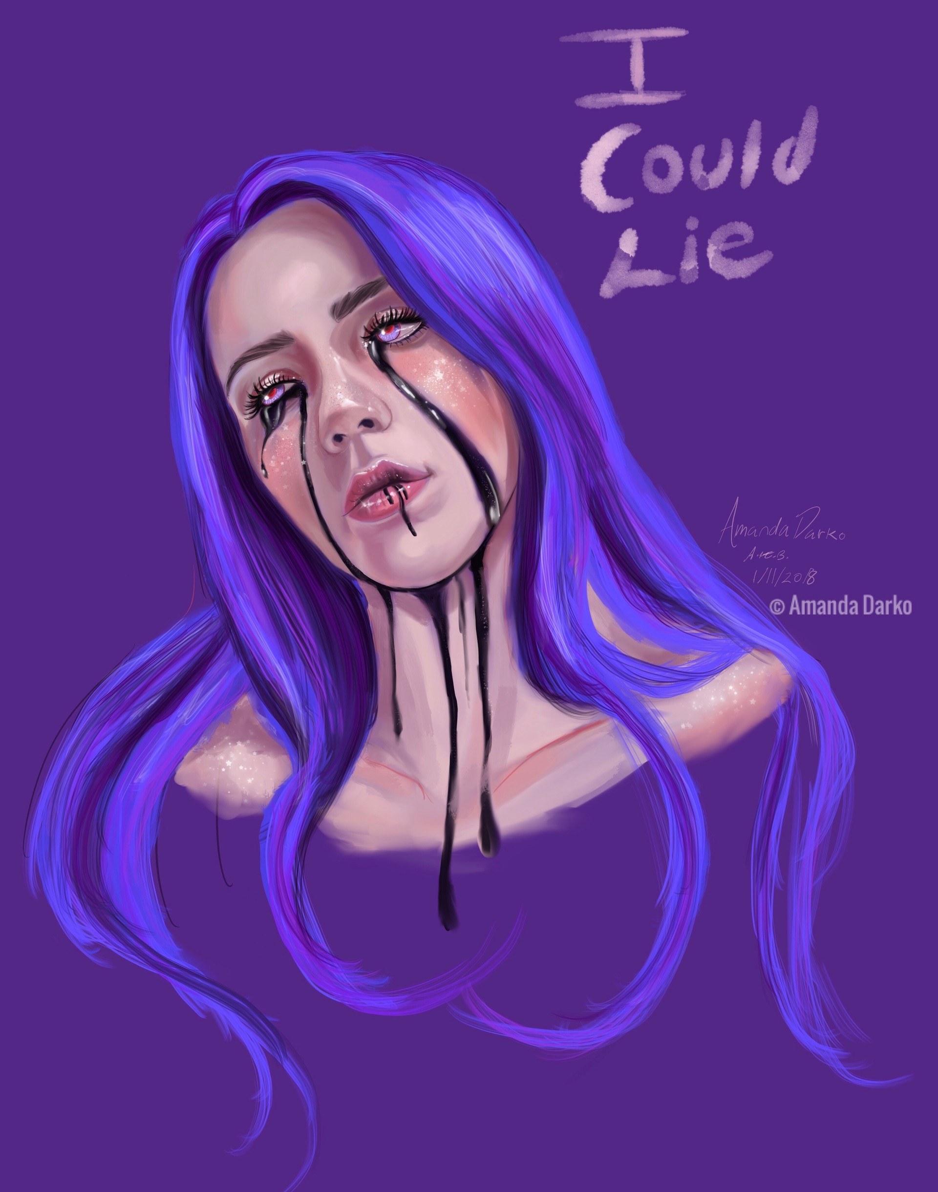 pics Purple Billie Eilish Aesthetic Photos artstation billie eilish black