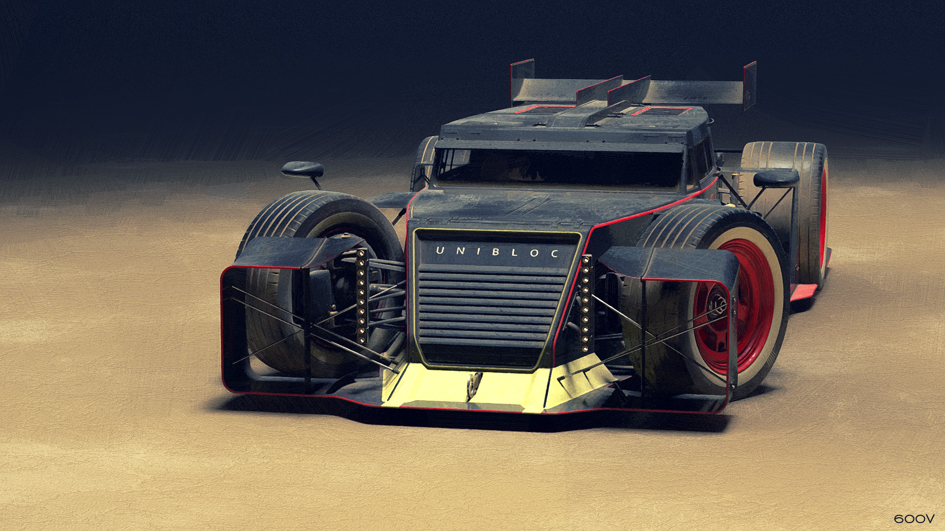 Artstation Pingusson Unibloc Rat Racer 334 Rust Shake