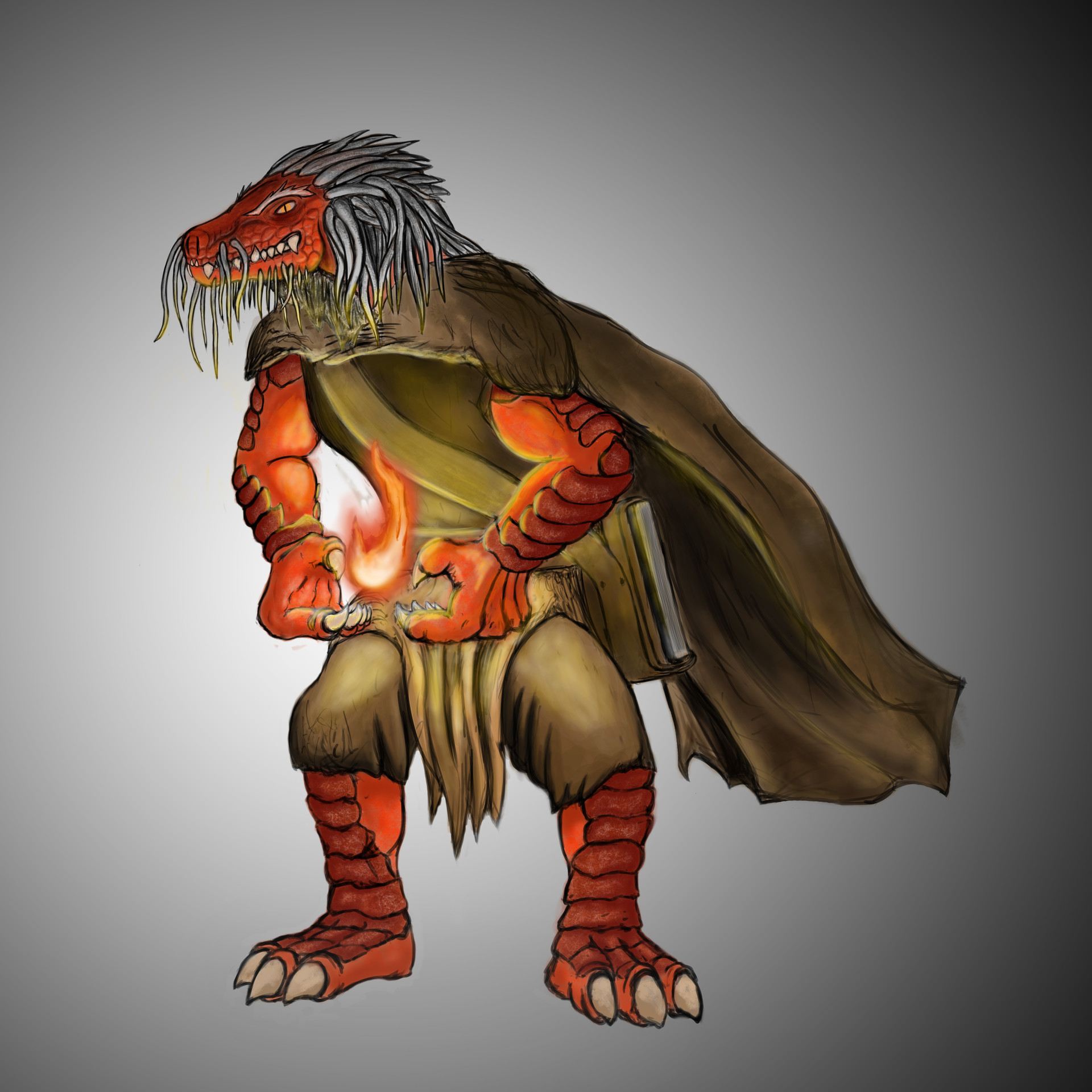 ArtStation - Turian Vaisuarahn, Dragonborn Wizard