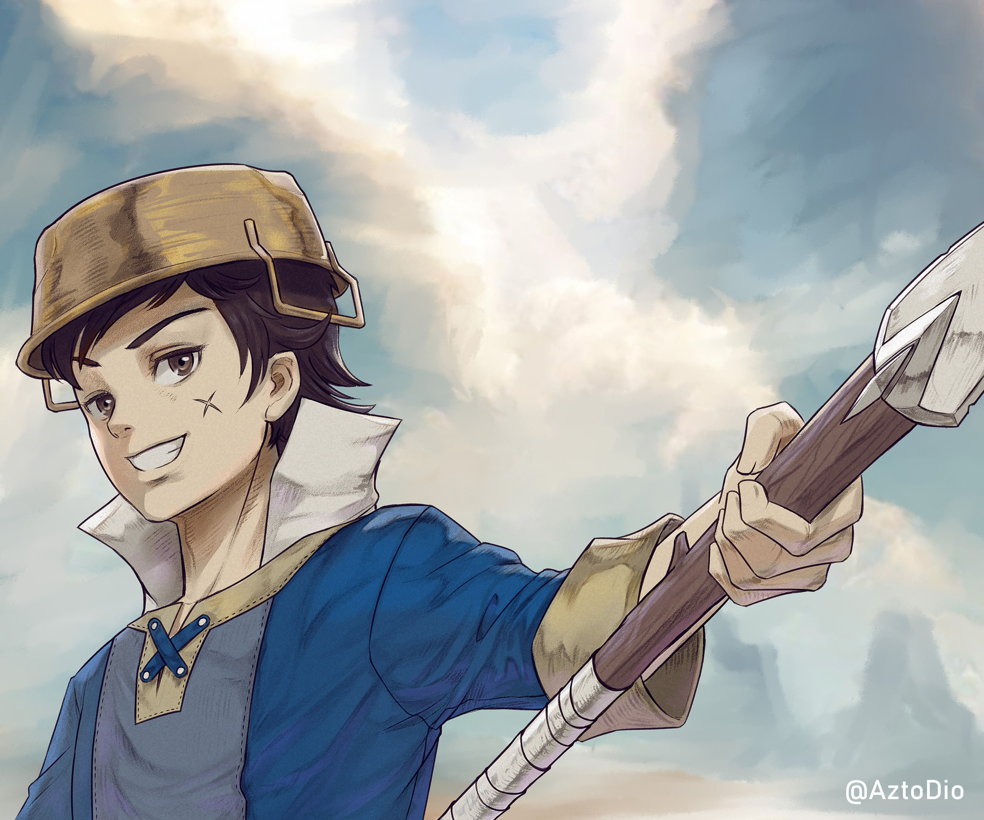 Artstation Donnel Fanart Fire Emblem Azto Dio