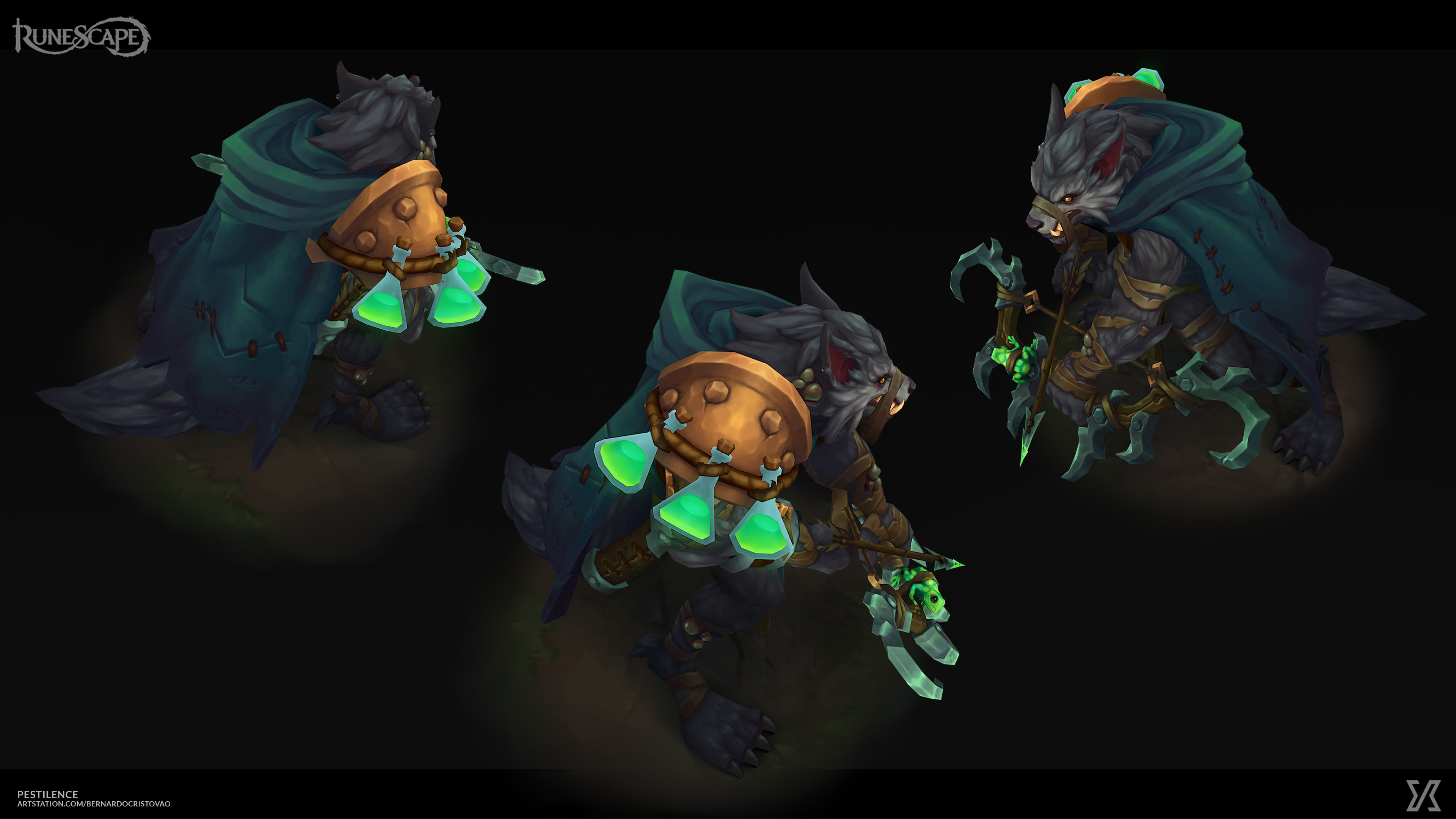 Bernardo Cristovao - Pestilence - Runescape, image size:3840x2160