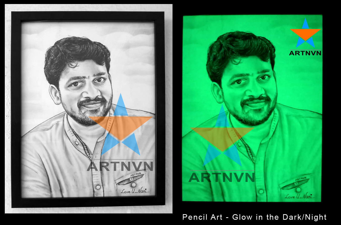ARTNVN Artist - Glow Portrait Canvas Painting