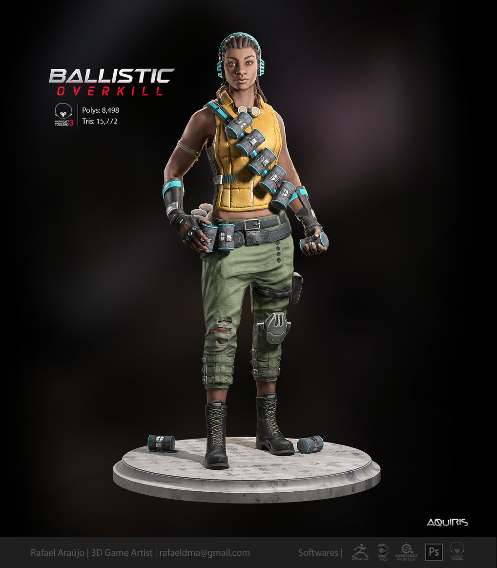 Artstation Grenadier Ballistic Overkill Rafael Araujo