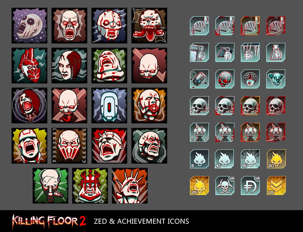 Artstation Zed Achievement Icons Louice Adler