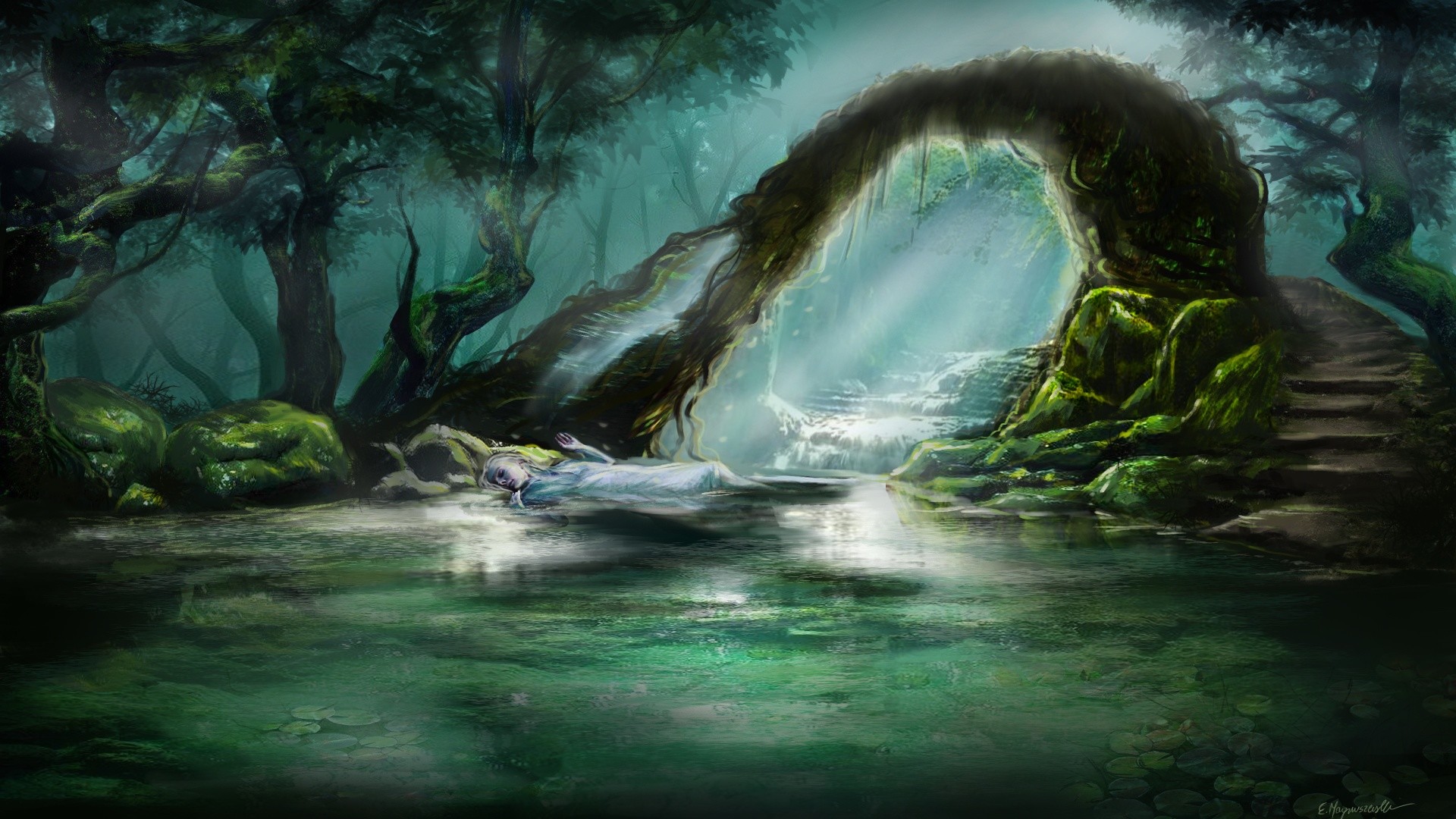 Artstation Lady In The Water Edyta Magnuszewska