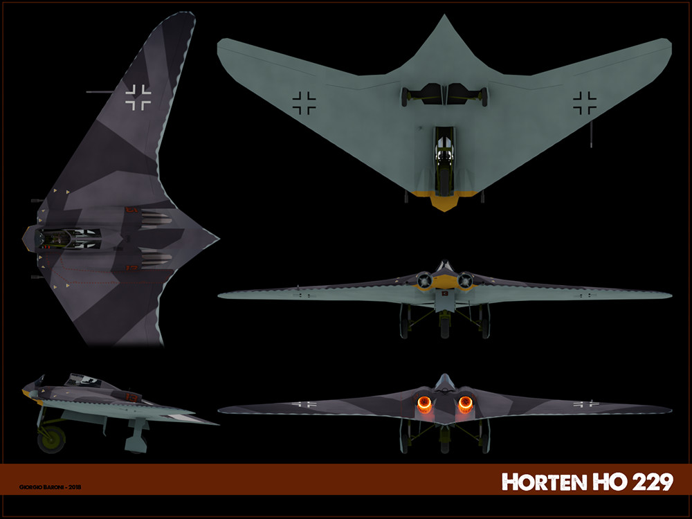 Artstation Horten Ho 229 Ix