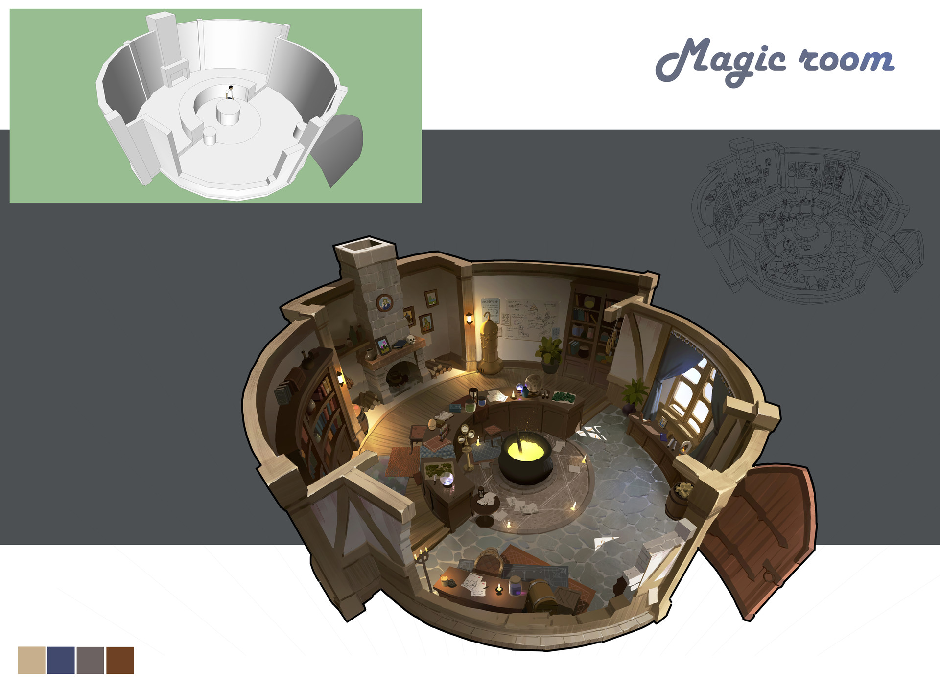 ArtStation - game art design - sketch