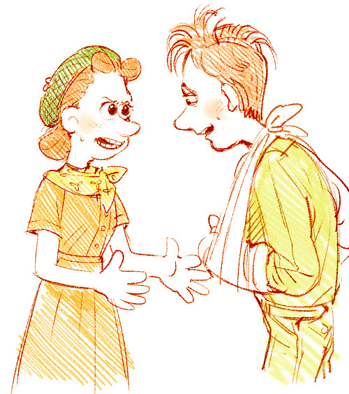 wallpapers Chicken Run Ginger And Rocky rachel saunders random colour sketches