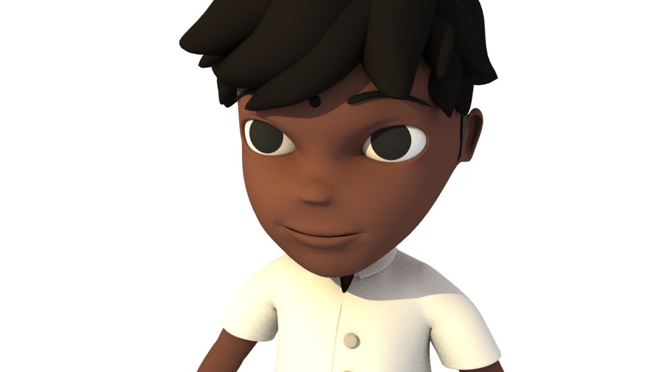 Artstation 3d Character Modelling Indian Boy Tang Cai Ying