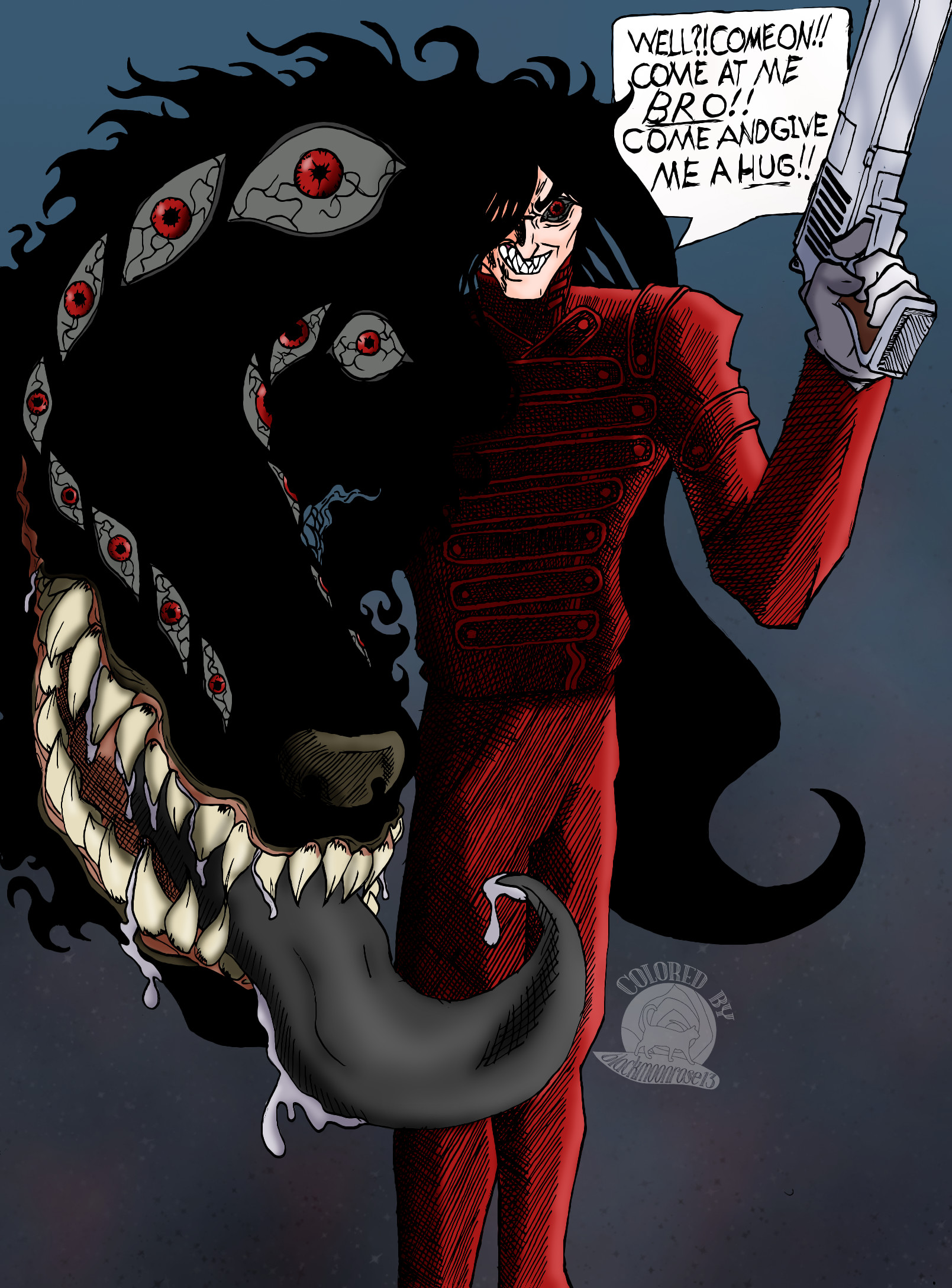 ArtStation - Hellsing Abridged Alucard