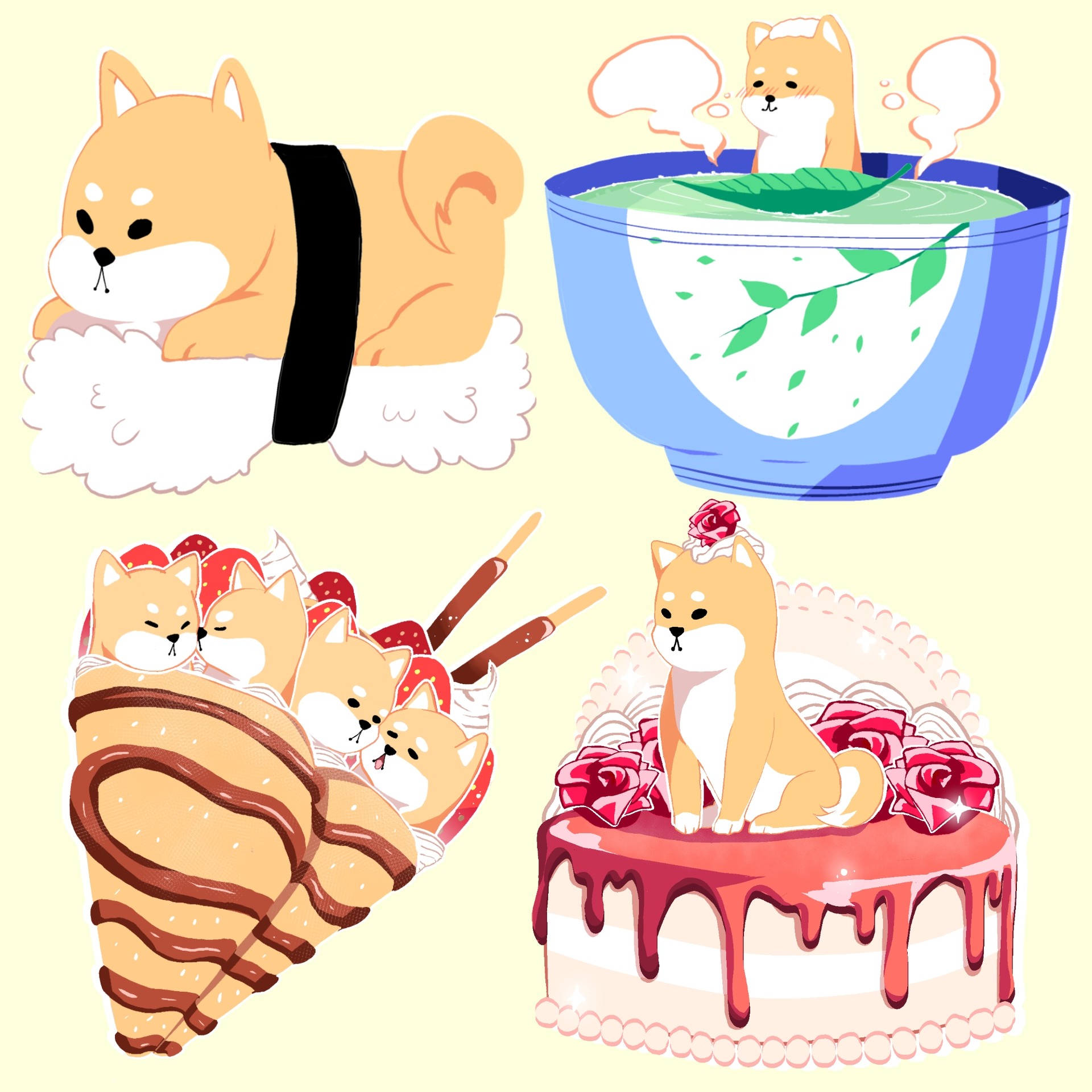 Yasmin Ali Shiba x Food