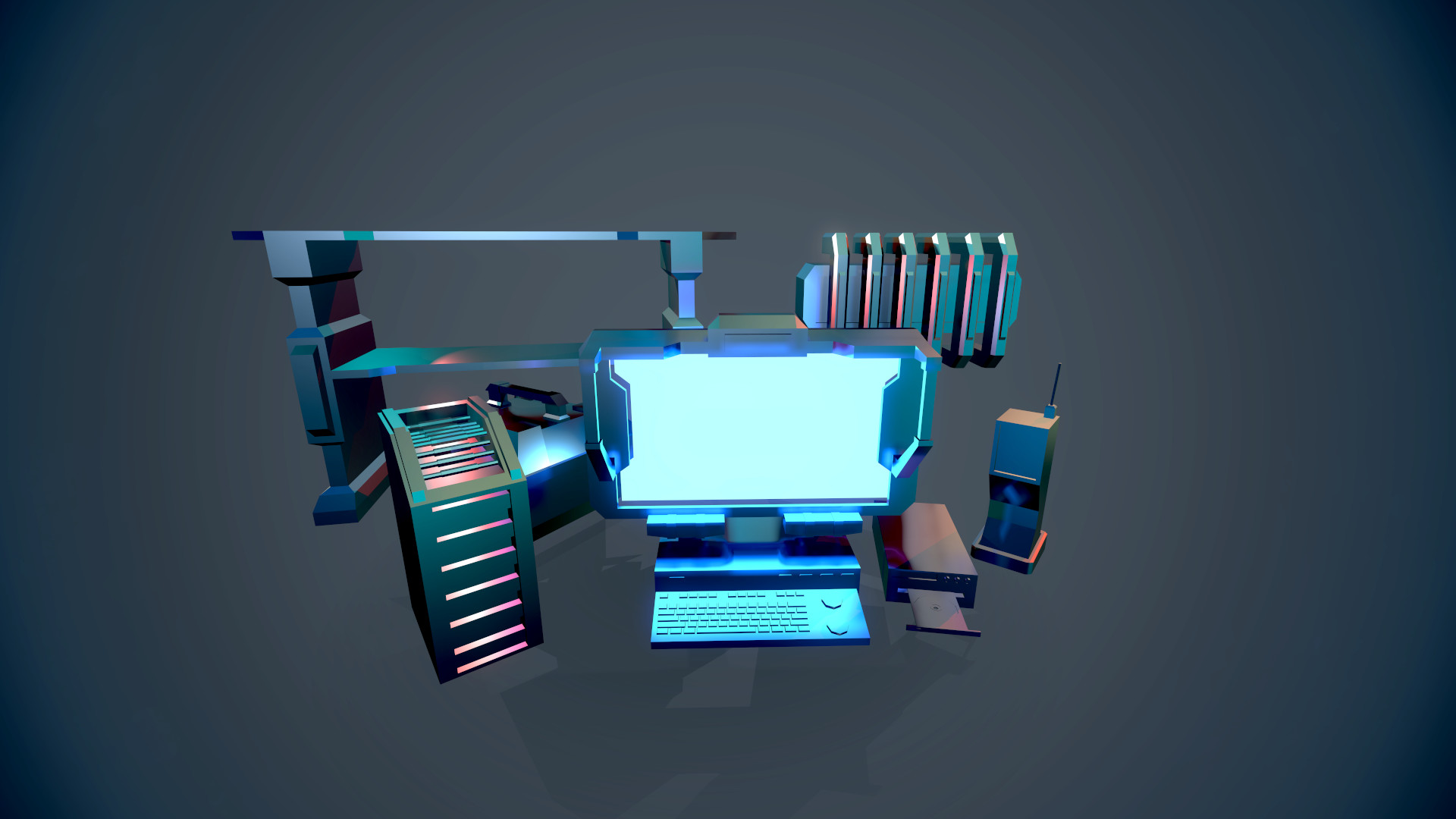 ArtStation Quick Terminal Computer Design