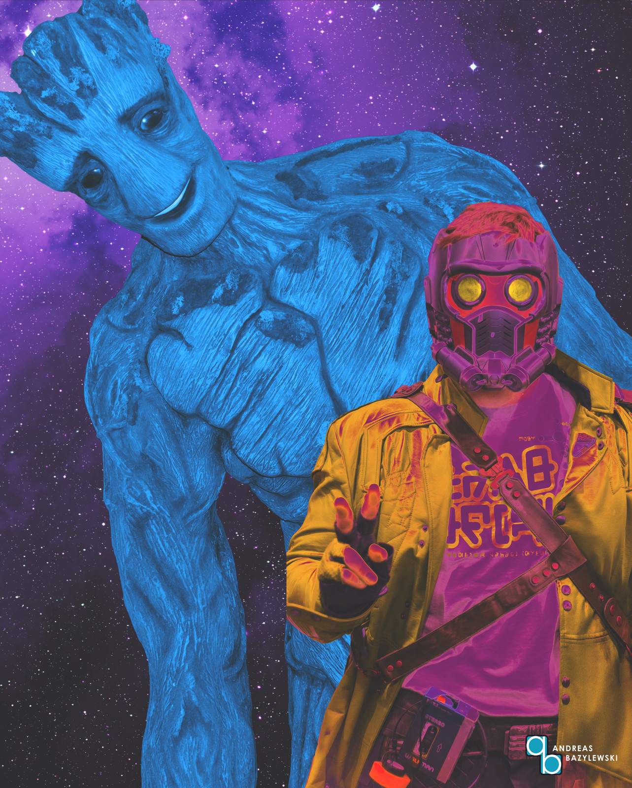 Guardians of the Galaxy Vol.1: Pop-Art Style (final result)