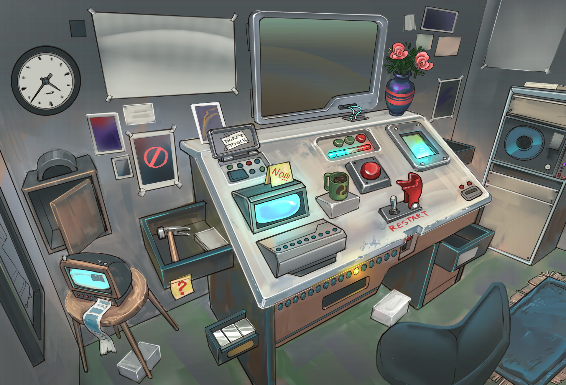 Artstation Please Don T Touch Anything 3d Erlson Neba