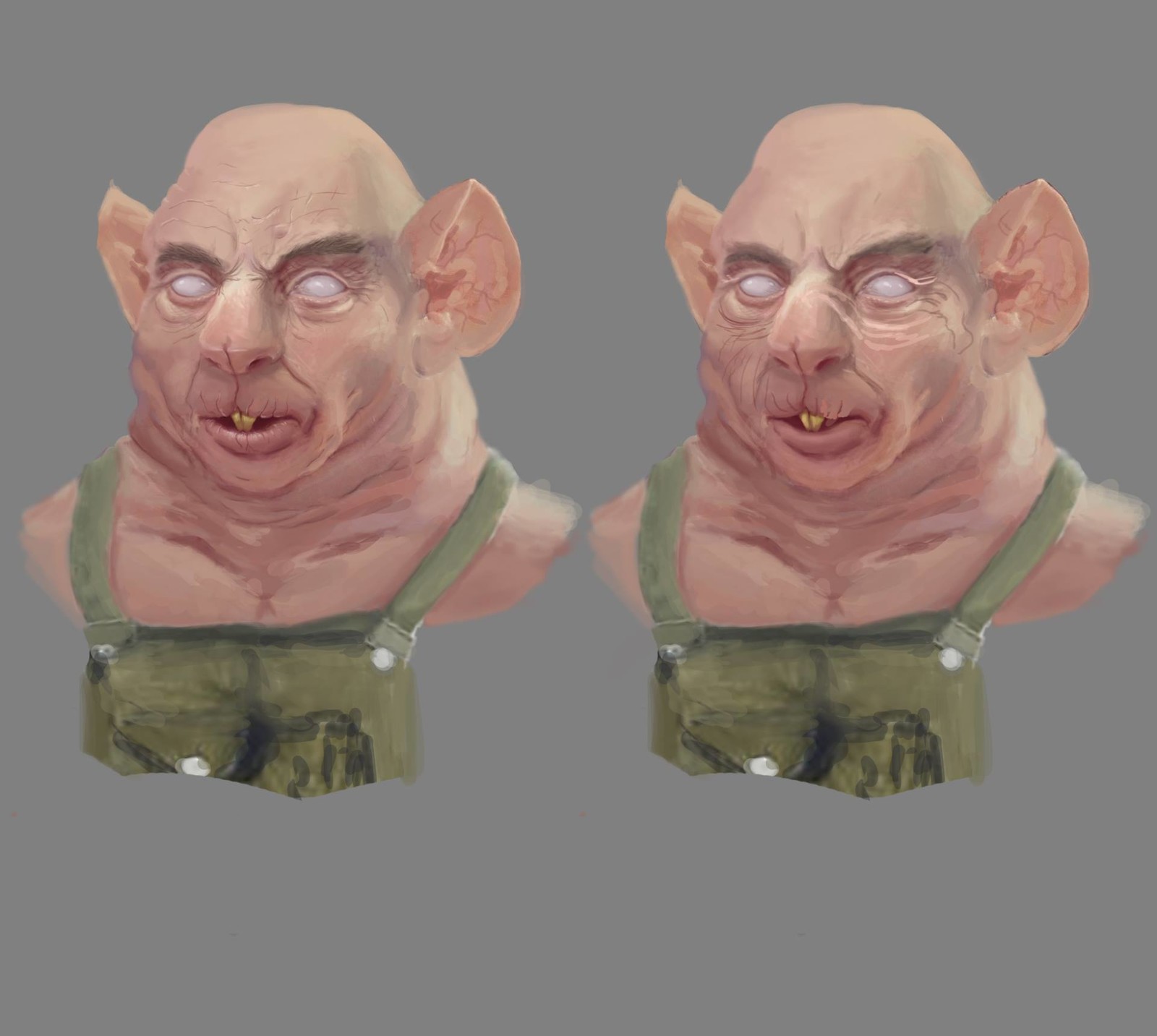 Initial concept paint for the assignment 