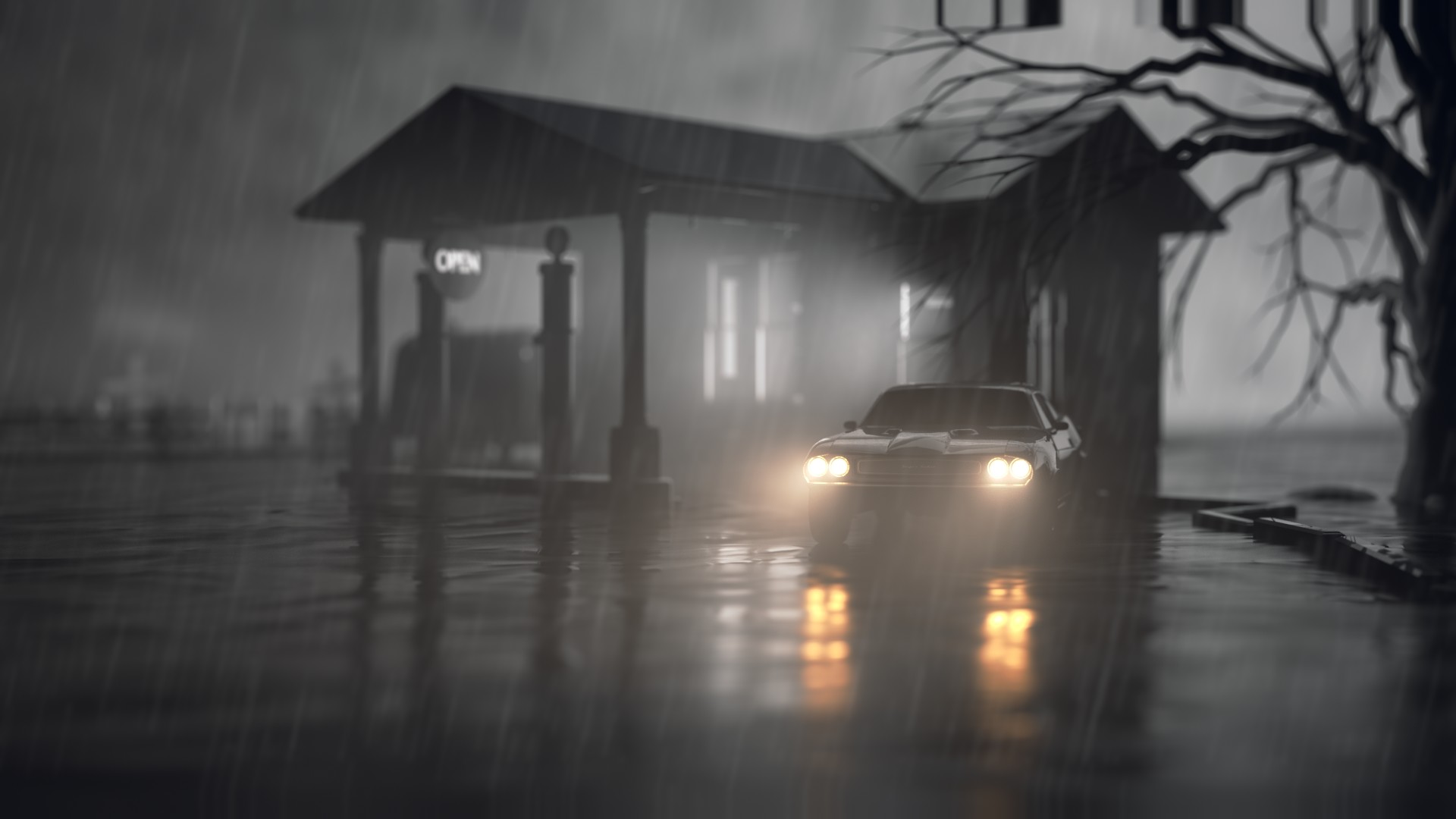 Wallpaper Artstation Film Noir Niklas Putz HD
