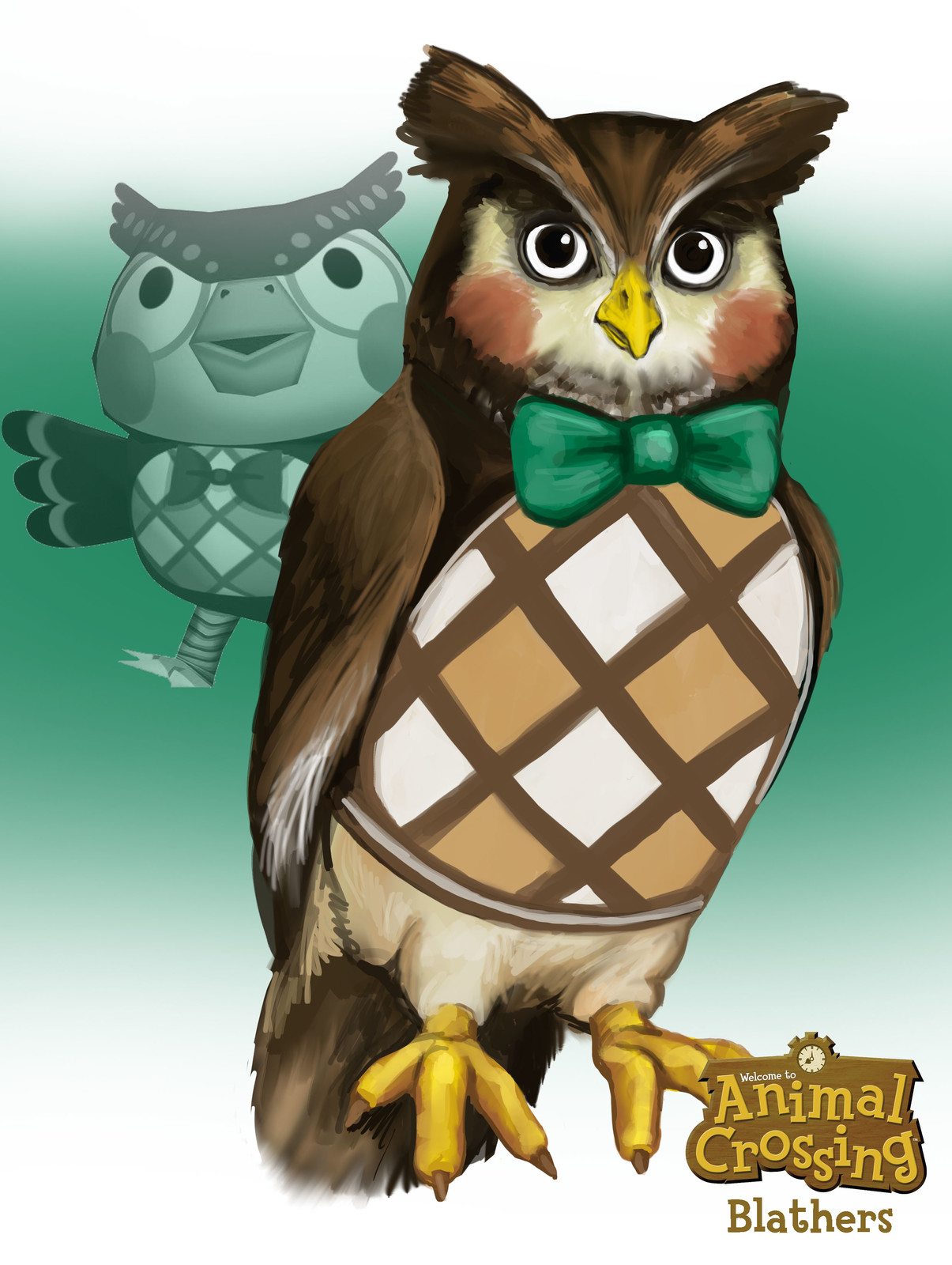 Laura Keer Animals of animal crossing Blathers