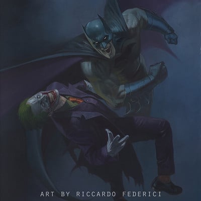 Riccardo federici batman vs joker wm