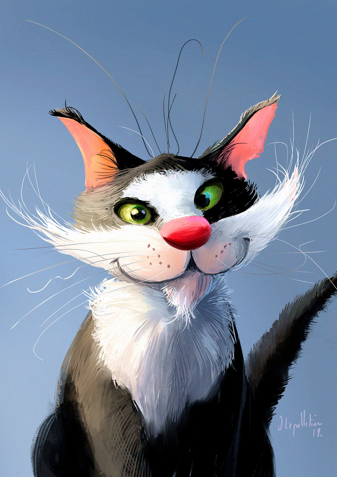 Julien Lepelletier Chat Gaston