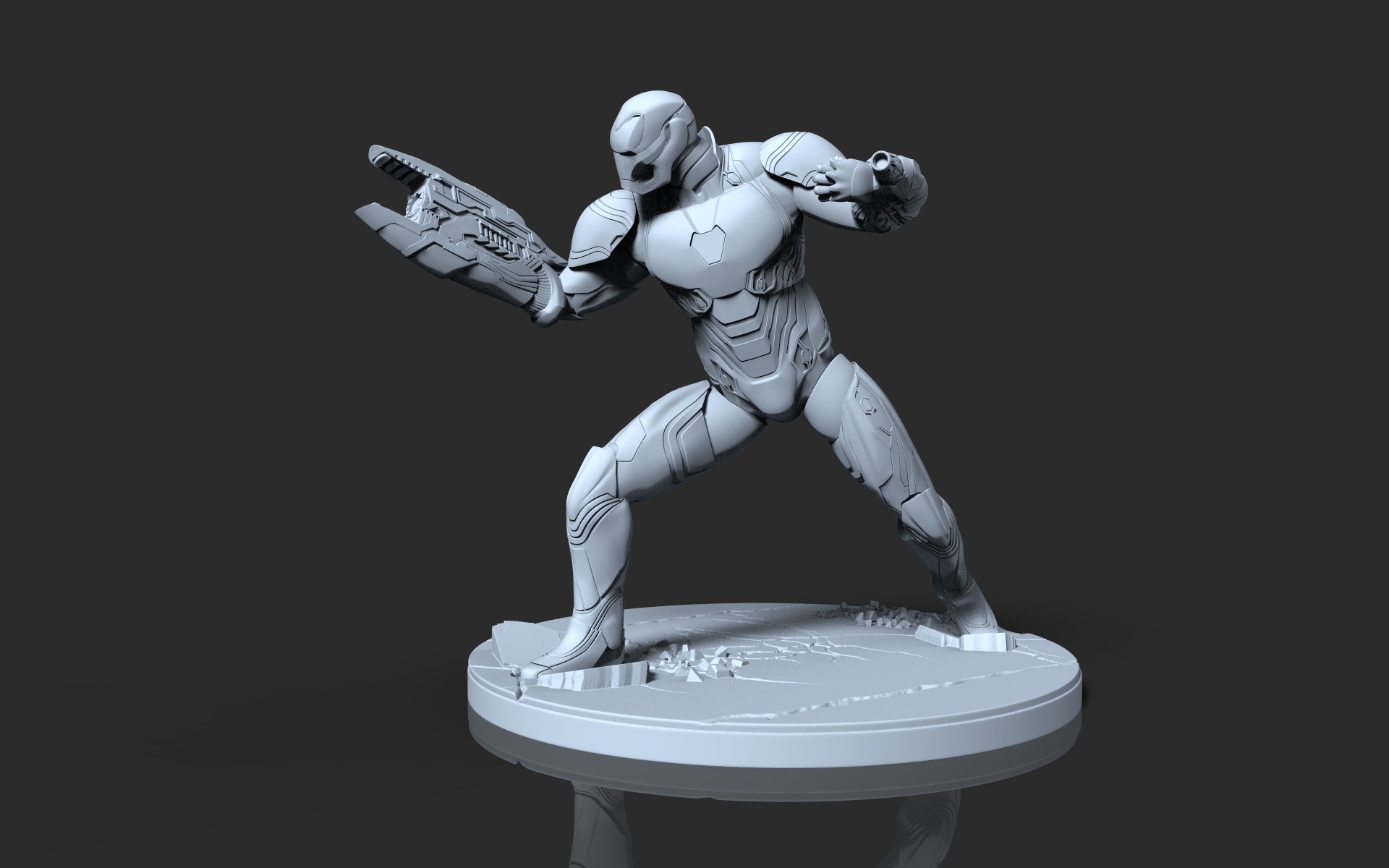 Artstation Avengers Infinity War Iron Man Sculpture For 3d Print Wladimir Kovalenko